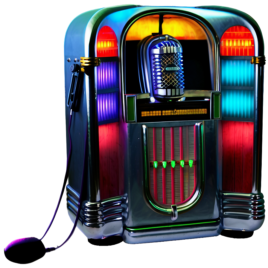 Jukebox With Microphone Png Pak5 PNG image