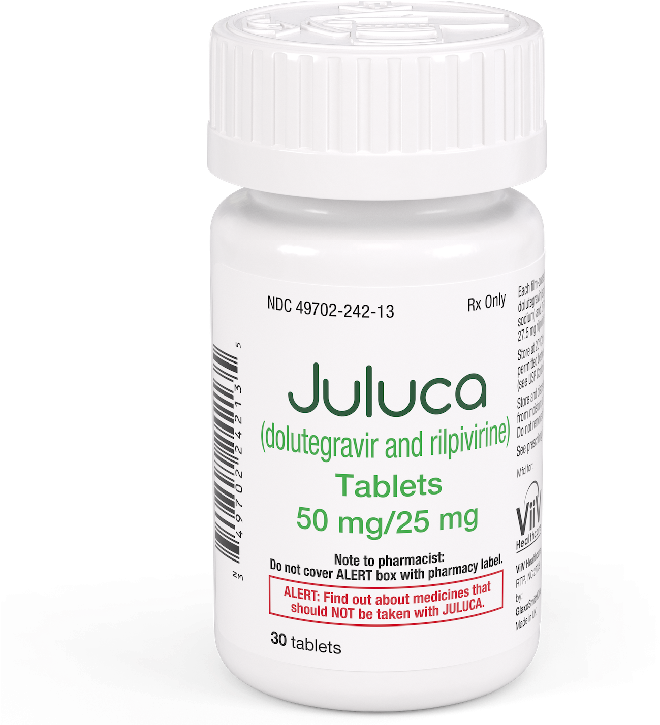 Juluca Medication Bottle PNG image