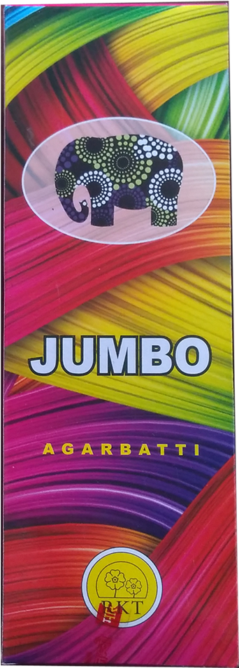 Jumbo Agarbatti Packaging Design PNG image