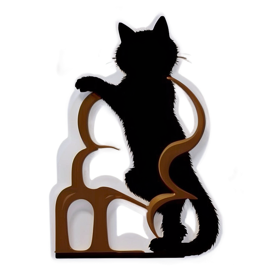 Jumping Cat Silhouette Png 45 PNG image