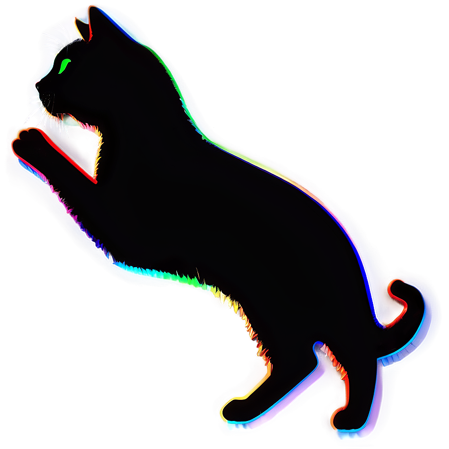 Jumping Cat Silhouette Png 66 PNG image