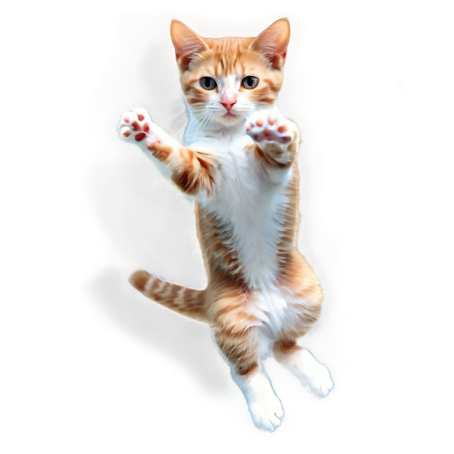 Jumping Cat Transparent 05252024 PNG image