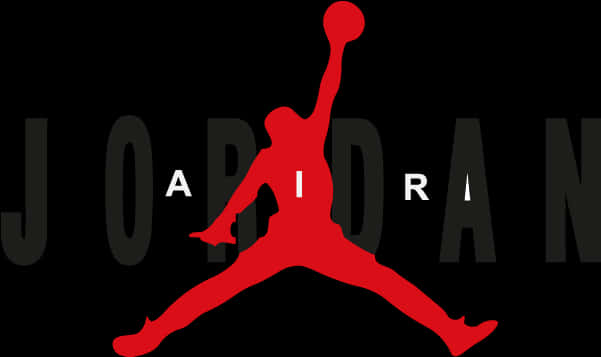 Jumpman Logo Red Silhouette PNG image