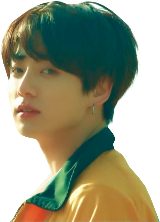 Jungkook Serene Gaze PNG image