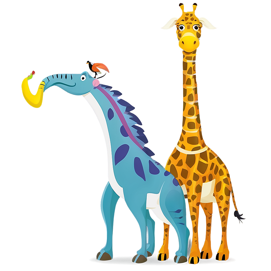 Jungle Animals Characters Png 06122024 PNG image