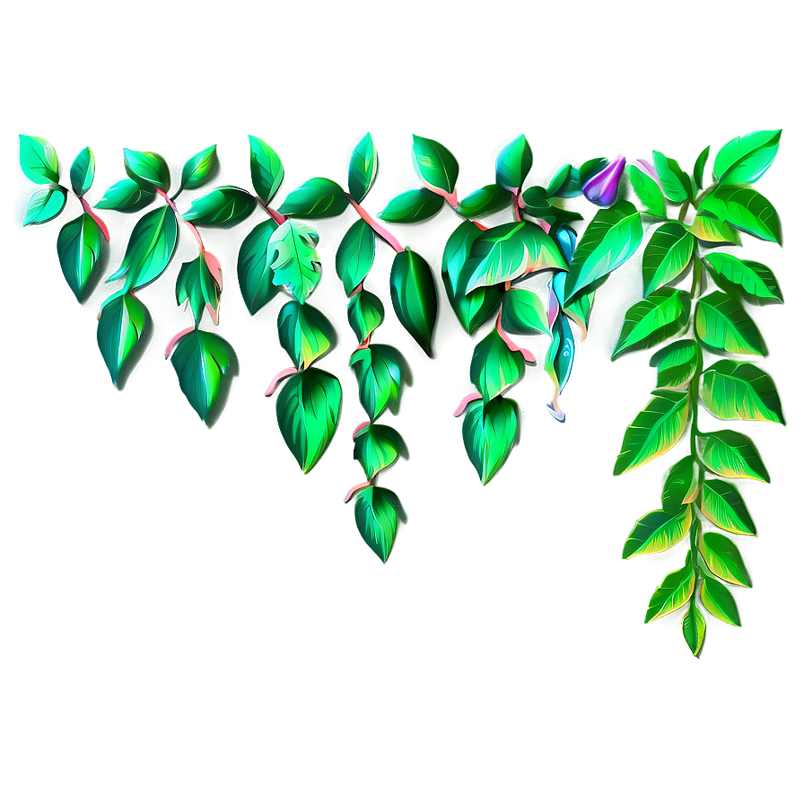 Jungle Forest Vines Clipart Png 06262024 PNG image