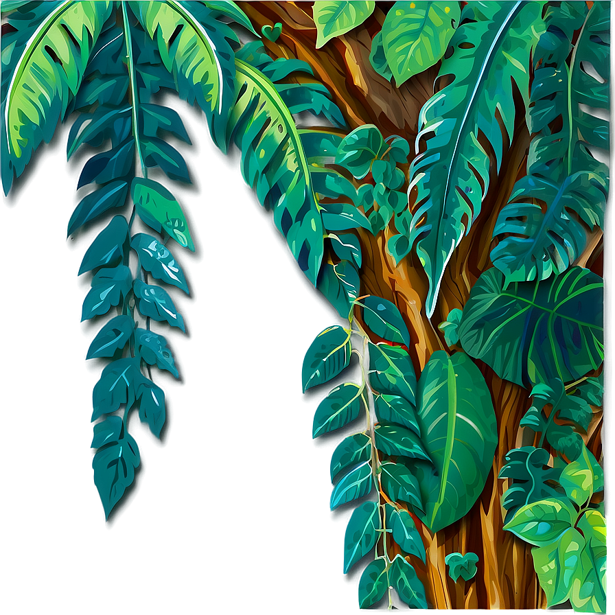 Jungle Forest Vines Clipart Png 19 PNG image