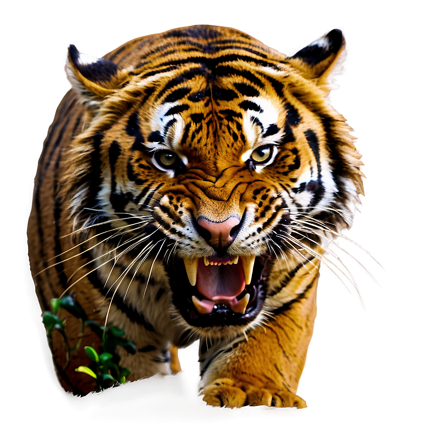 Jungle's Furious Predator Tiger Png 06252024 PNG image