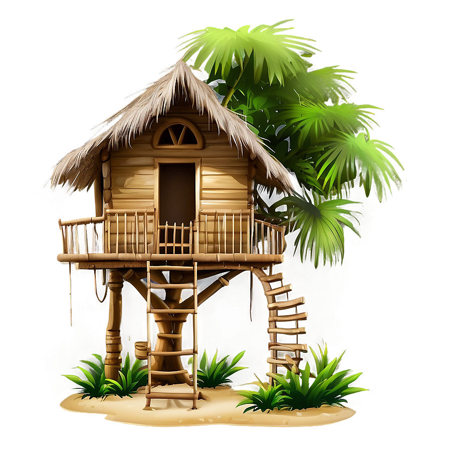 Jungle Tree House Png Ekj PNG image