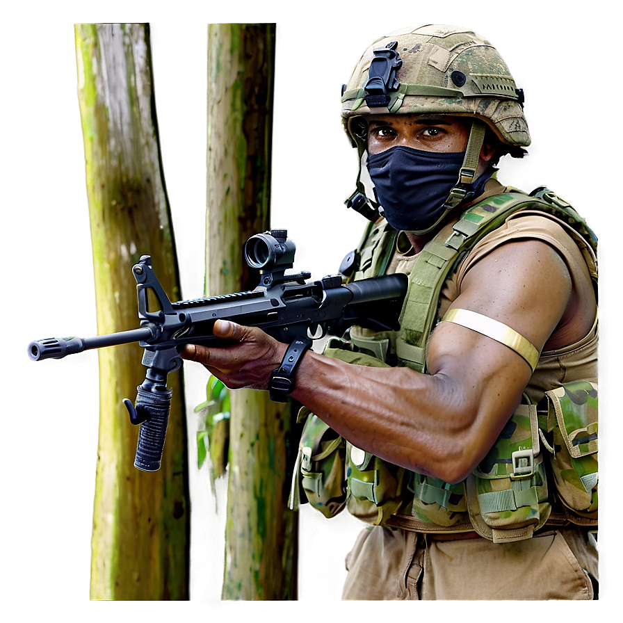 Jungle Warfare Battlefield Png 06252024 PNG image