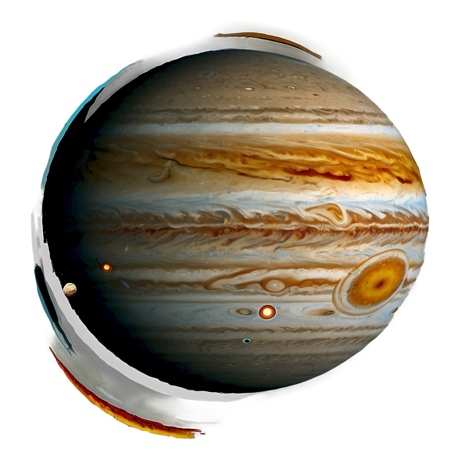 Jupiter Atmosphere Layers Png 05212024 PNG image