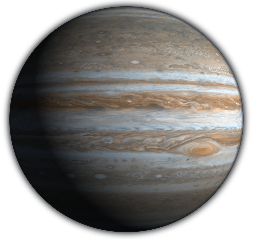 Jupiter Gas Giant Planet PNG image