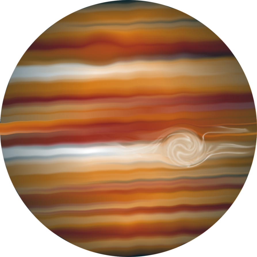 Jupiter Gas Giant Planetary Beauty.jpg PNG image