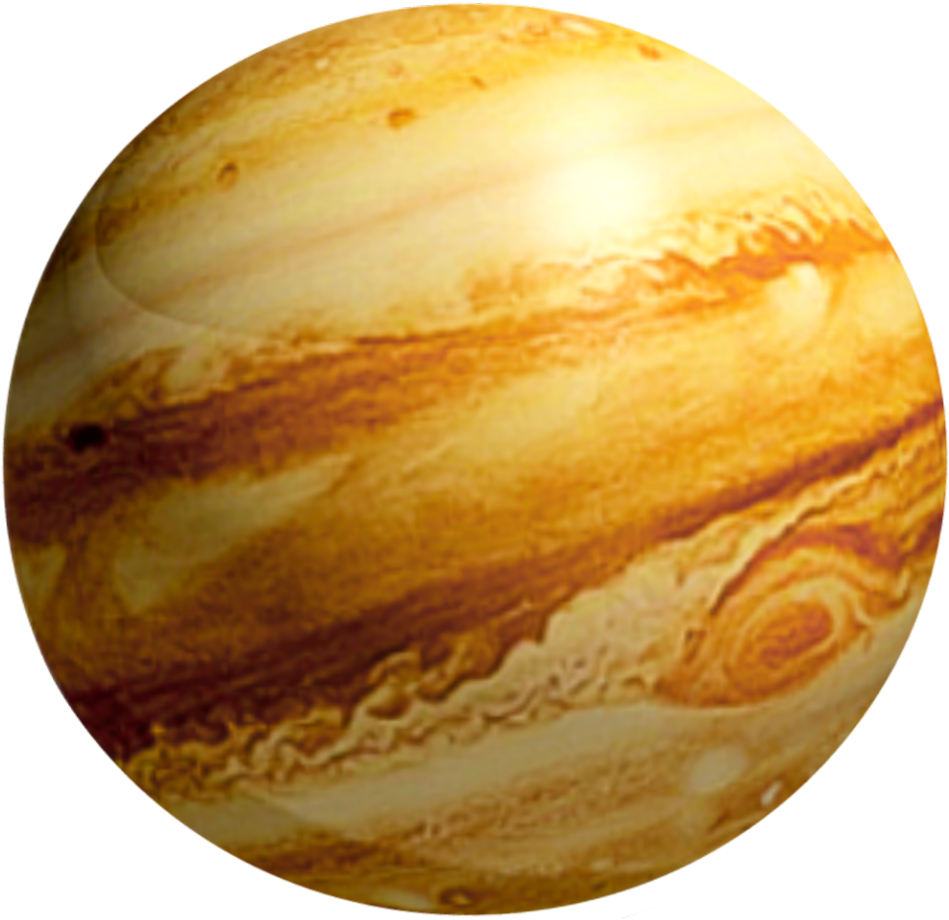 Jupiter Planet Closeup PNG image