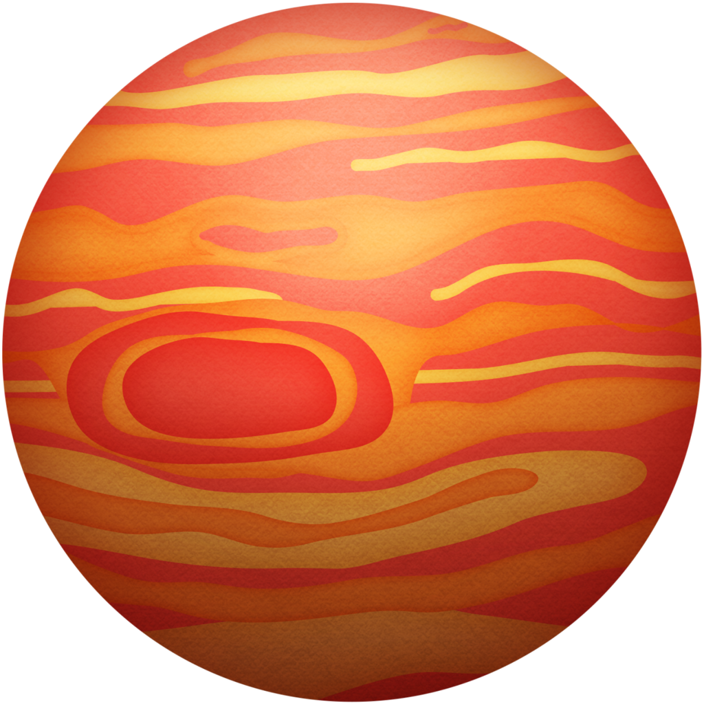 Jupiter Planet Illustration PNG image