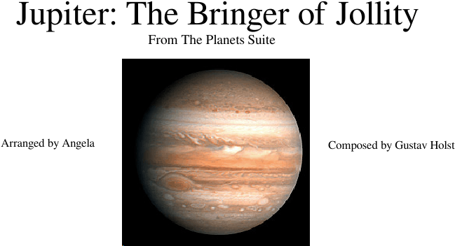 Jupiter The Bringerof Jollity Planets Suite PNG image