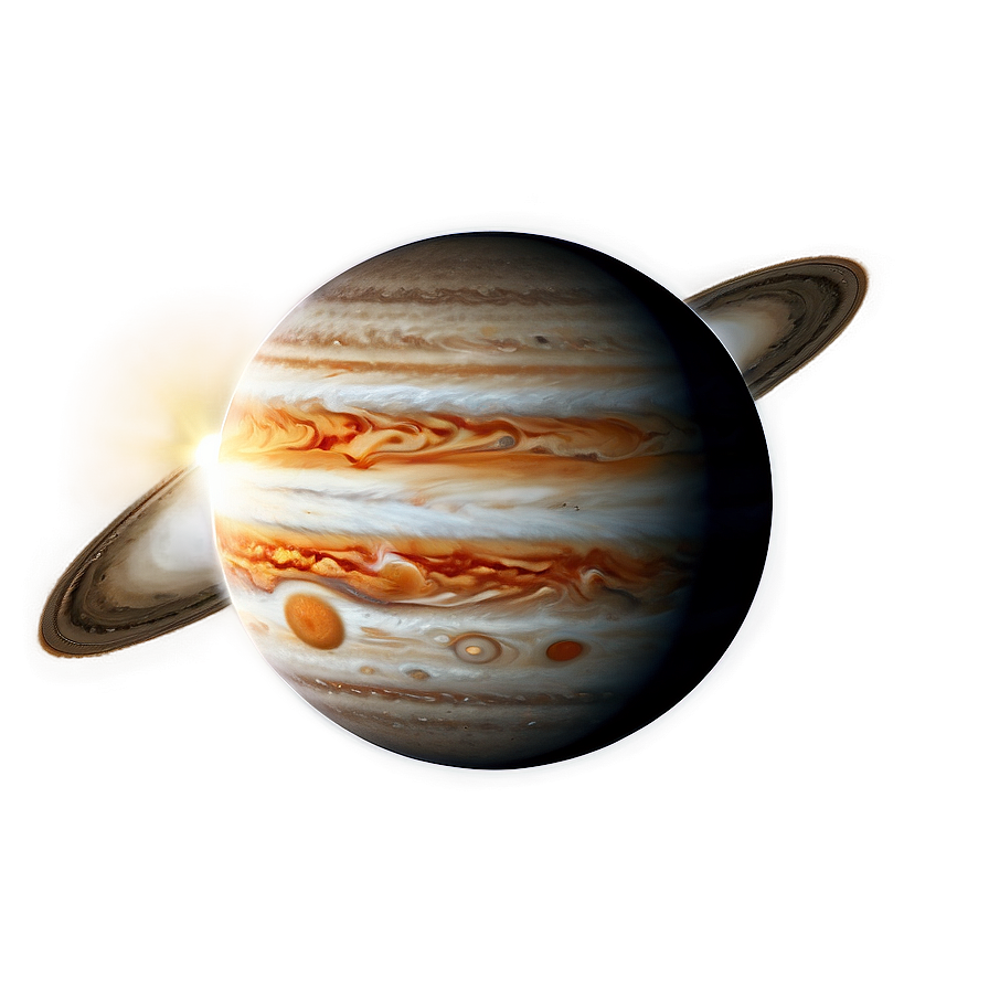 Jupiter With Sun Flare Png Dij30 PNG image