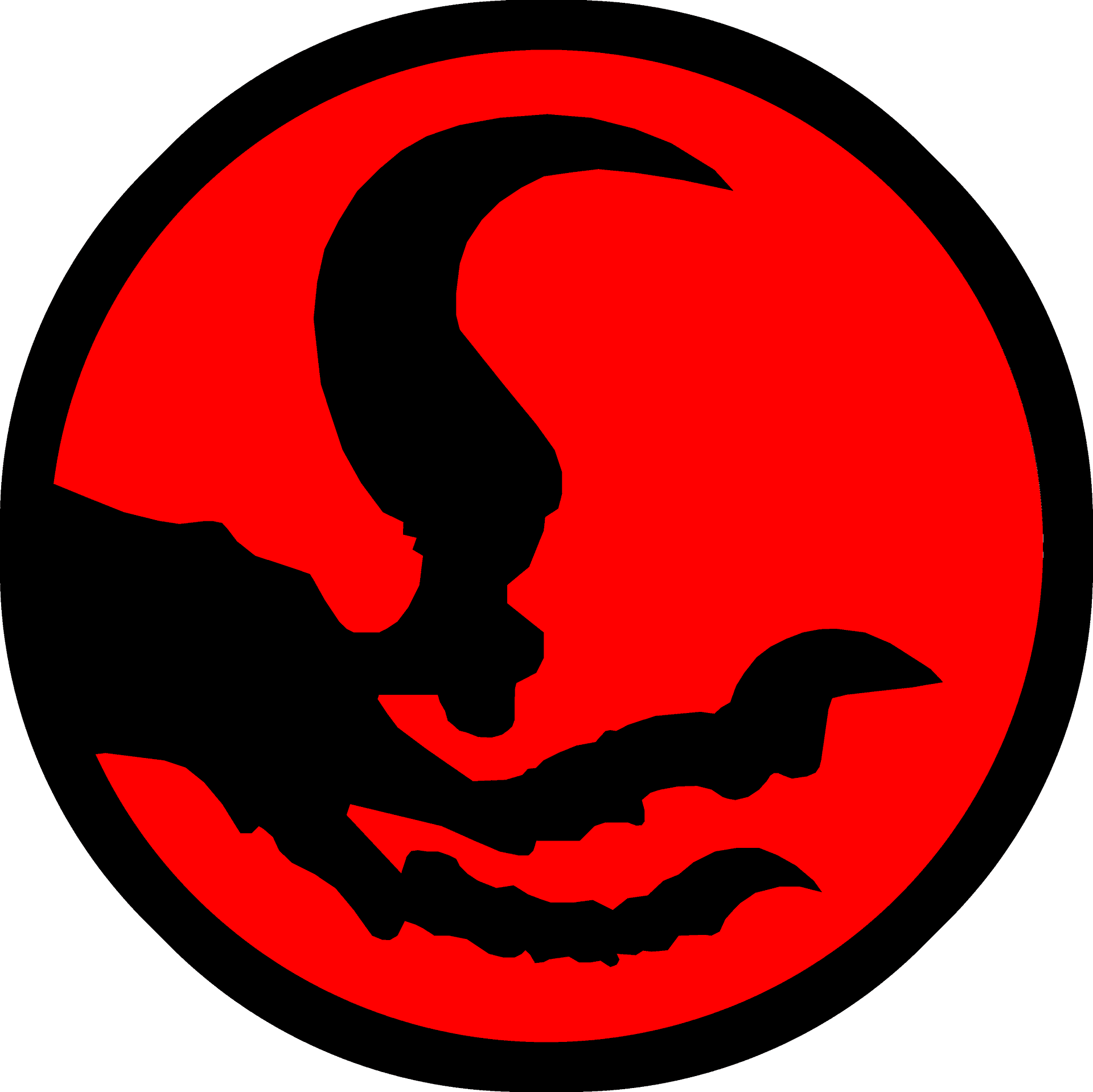 Jurassic Park Logo Redand Black PNG image