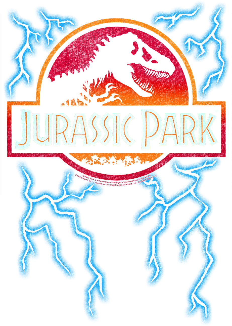 Jurassic Park Logowith Dinosaur Silhouette PNG image