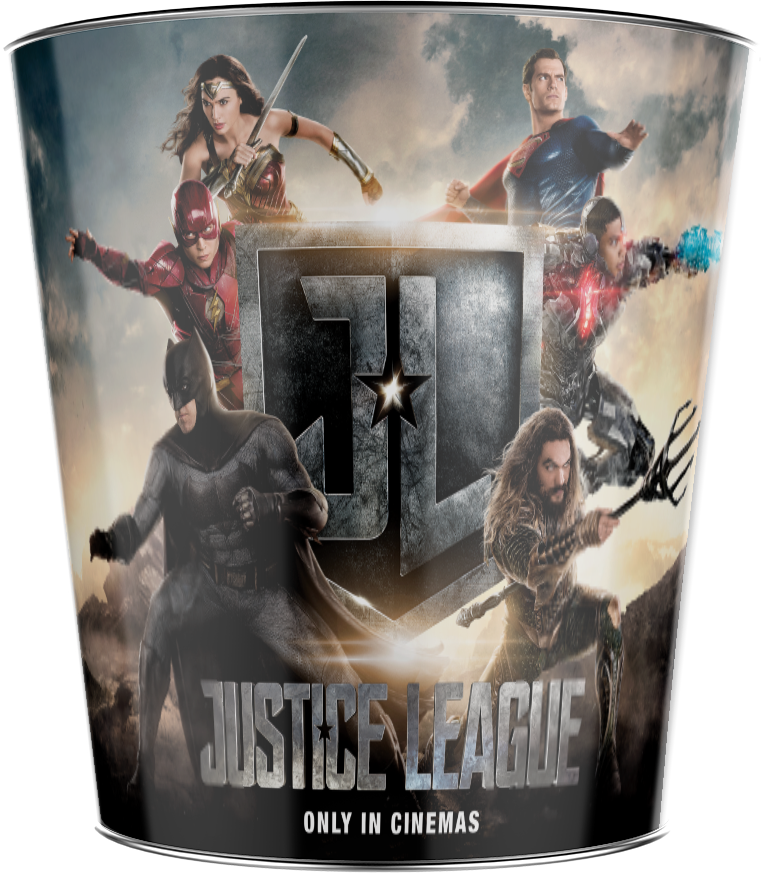 Justice League3 D Cinema Promotion PNG image