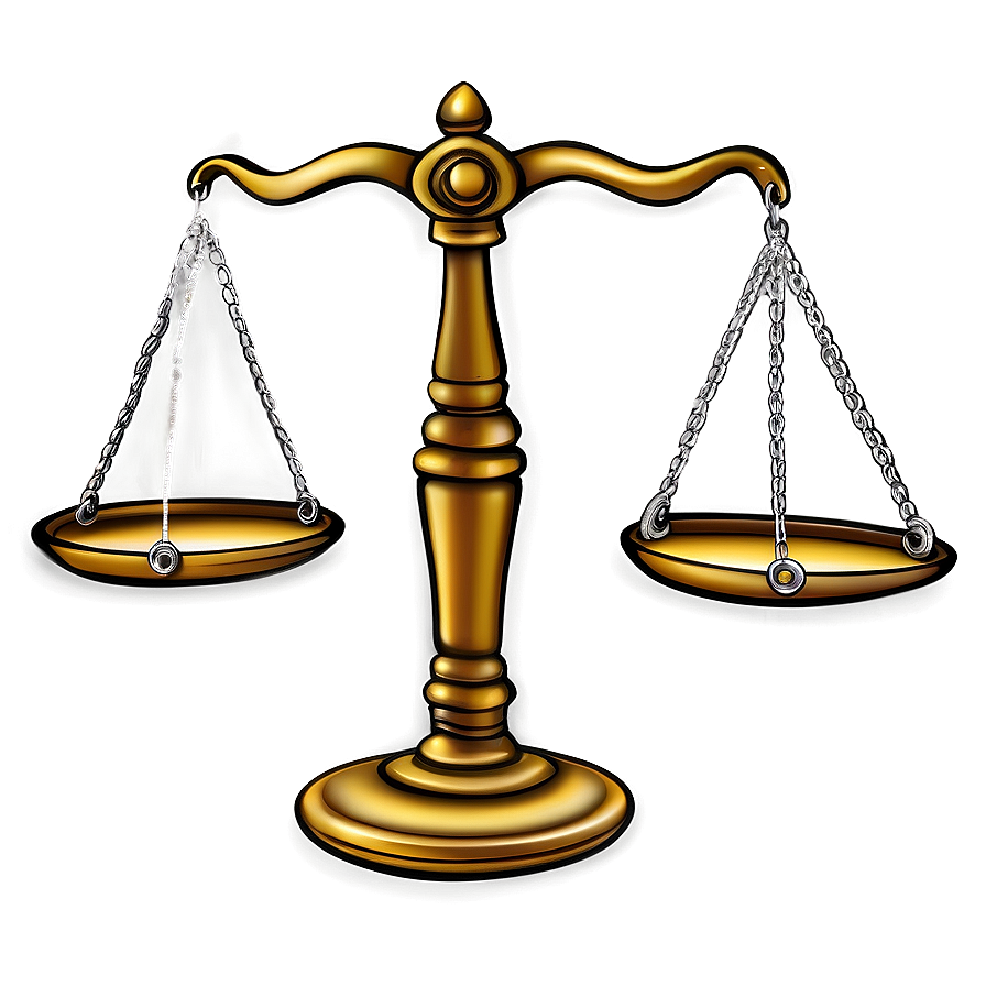 Justice Scale Tattoo Design Png 06132024 PNG image