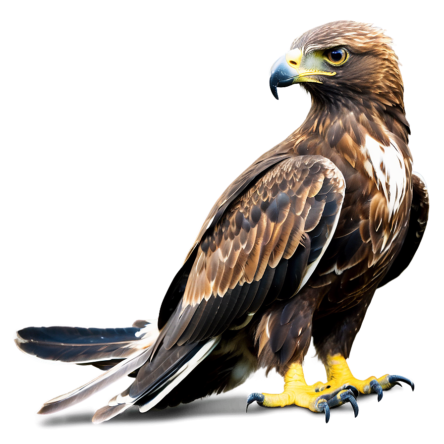 Juvenile Golden Eagle Png 06202024 PNG image