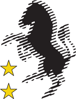 Juventus Logo Stylized Charging Bulland Stars PNG image