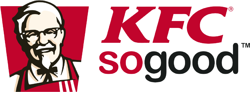 K F C Logowith So Good Slogan PNG image