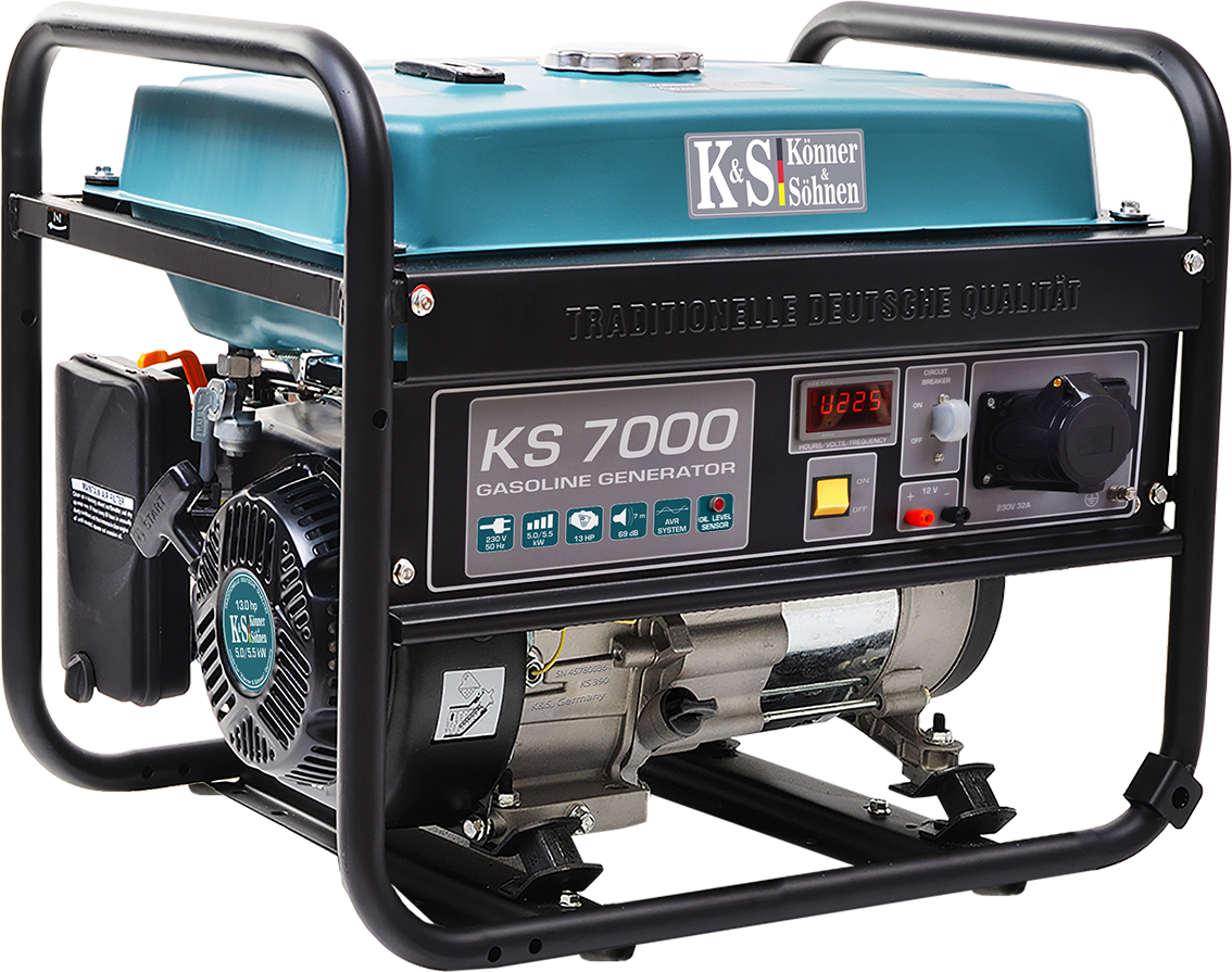 K S7000 Gasoline Generator PNG image