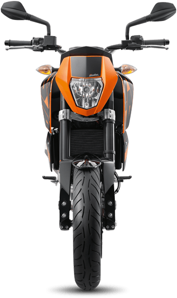 K T M Motorcycle Front View PNG image