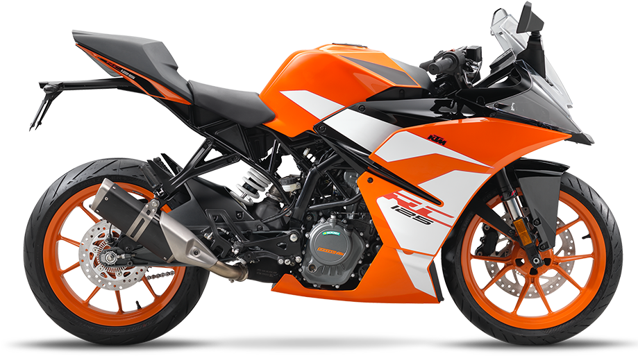 K T M R C390 Sportbike Profile PNG image