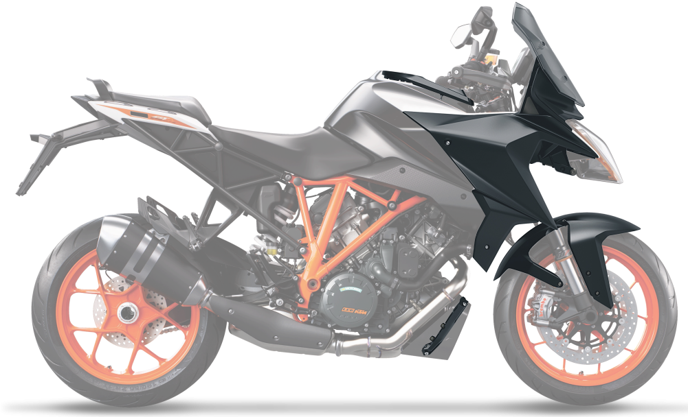 K T M Sport Motorcycle Profile View PNG image
