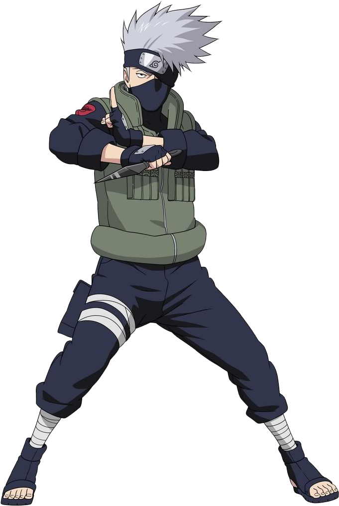 Kakashi Hatake Readyfor Battle PNG image