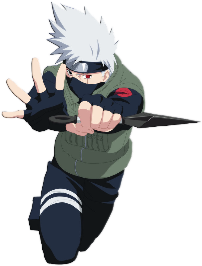 Kakashi Hatake Readyfor Battle PNG image