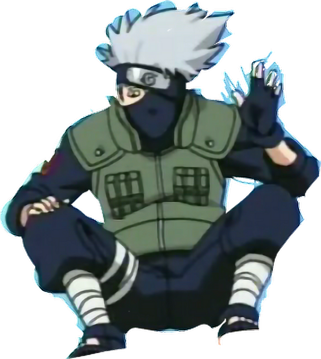 Kakashi Lightning Blade Ready PNG image