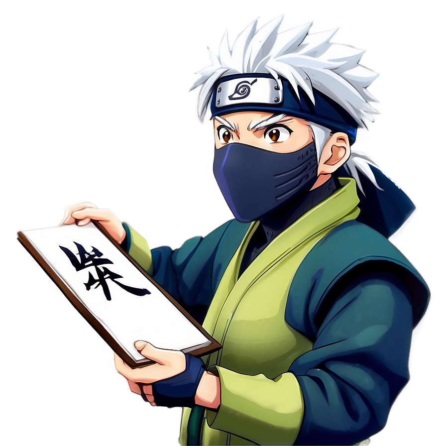 Kakashi With Scroll Png 46 PNG image