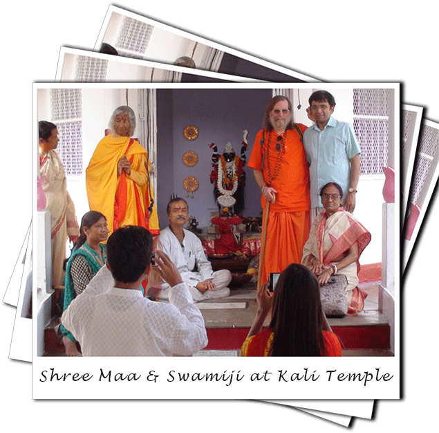 Kali_ Temple_ Gathering_with_ Swamiji_and_ Maa PNG image