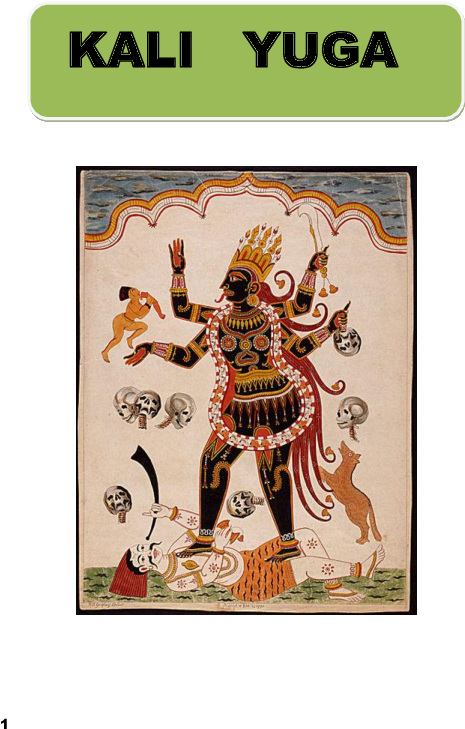 Kali Yuga Traditional Art PNG image