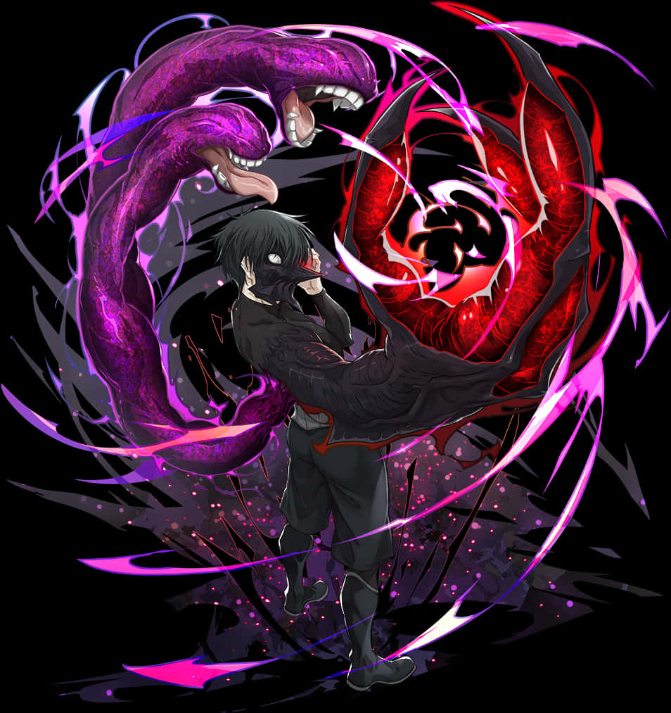 Kaneki Ken Power Unleashed PNG image