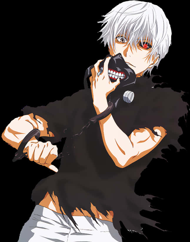 Kaneki Ken Transformed Tokyo Ghoul PNG image