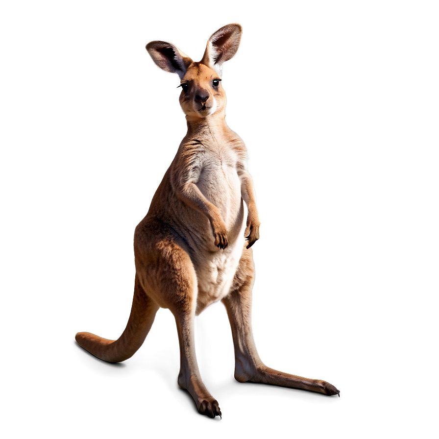 Kangaroo And Joey Png 05212024 PNG image