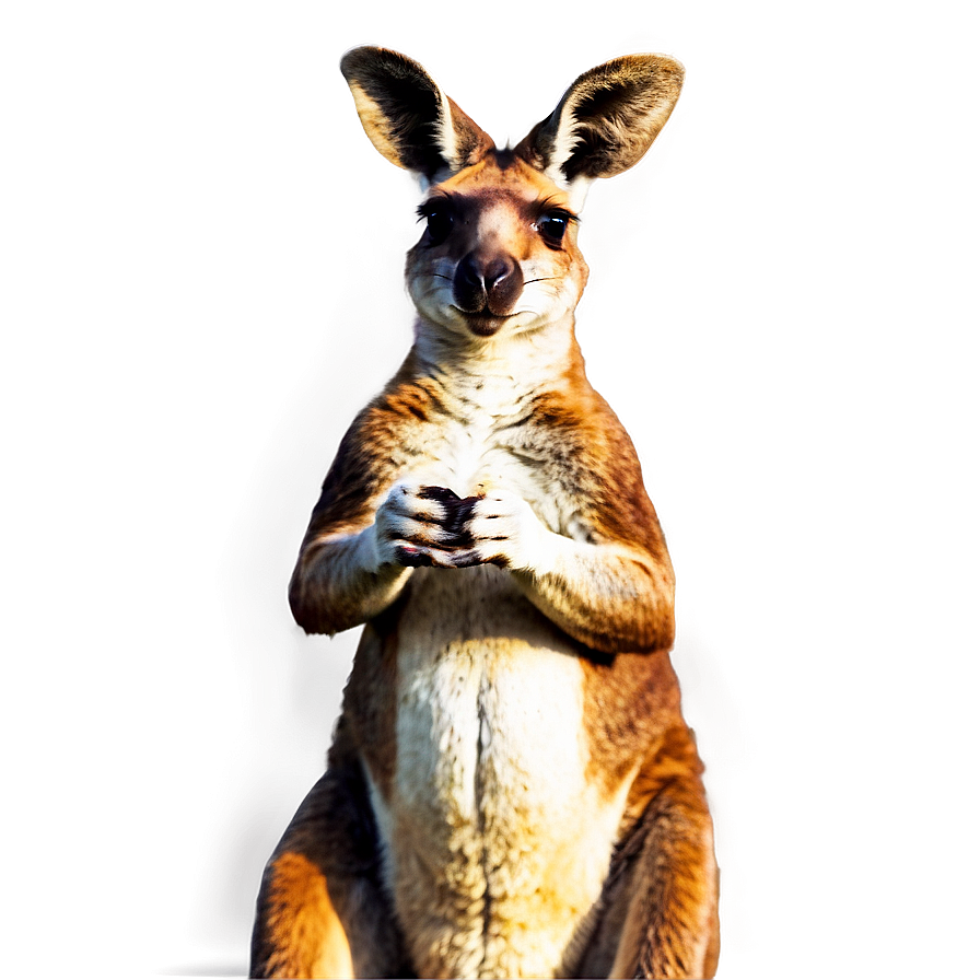 Kangaroo Eating Png 05212024 PNG image