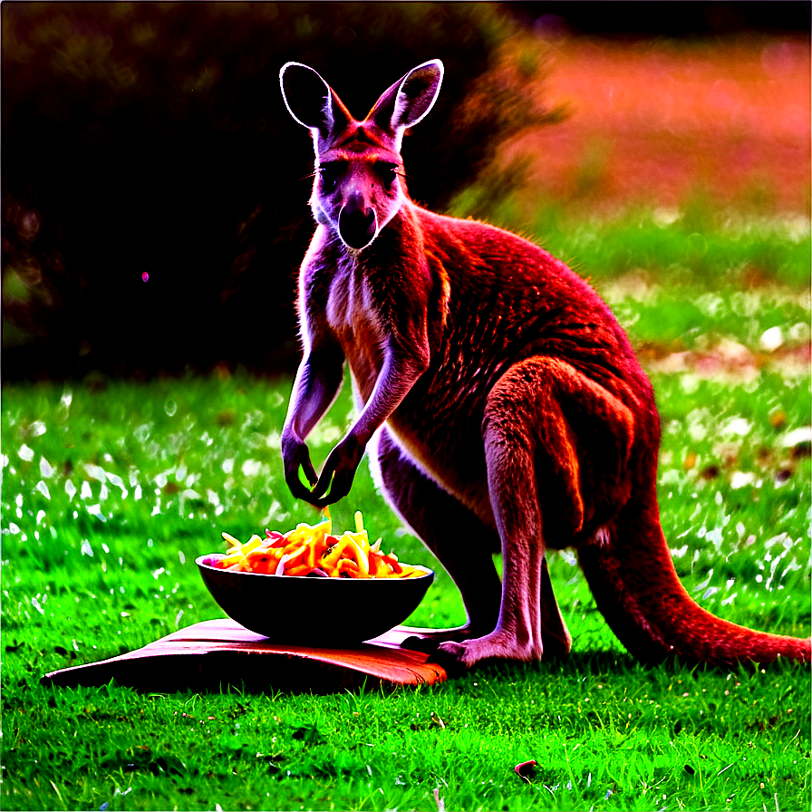 Kangaroo Eating Png 4 PNG image