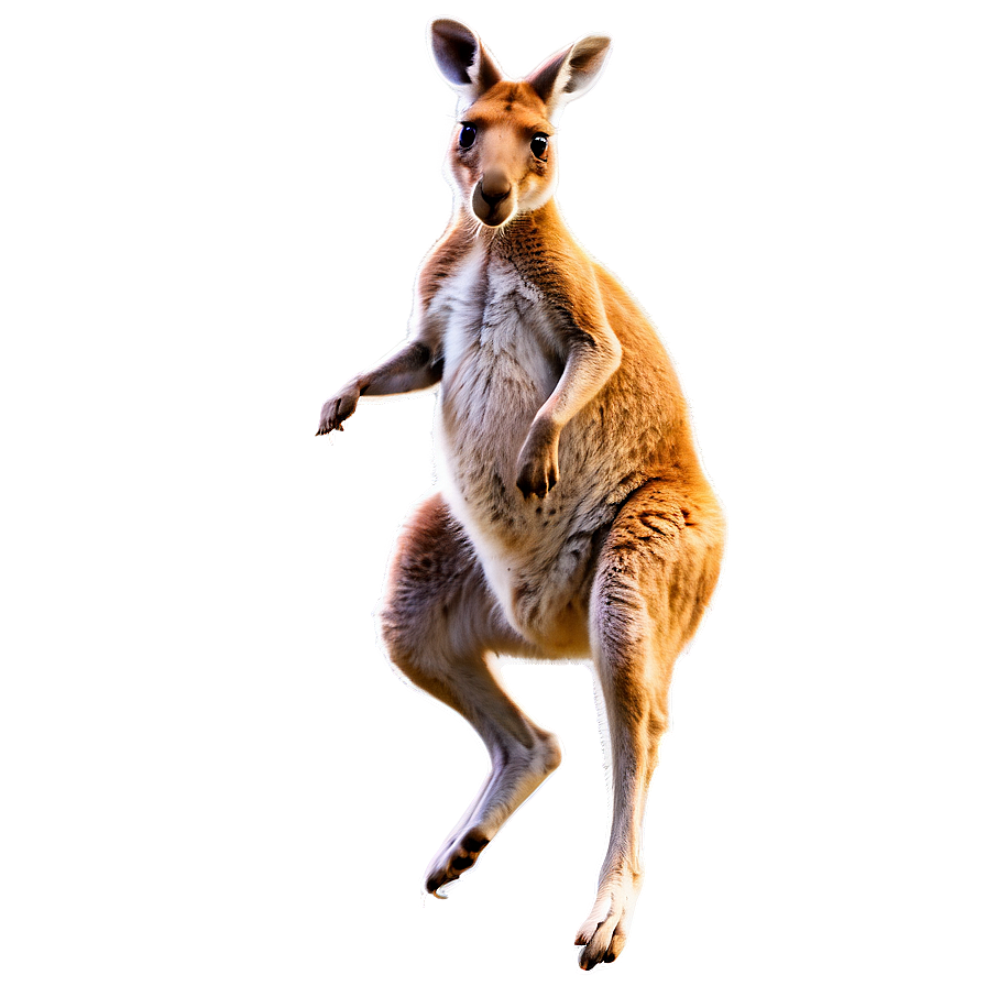 Kangaroo Hopping Png 05212024 PNG image