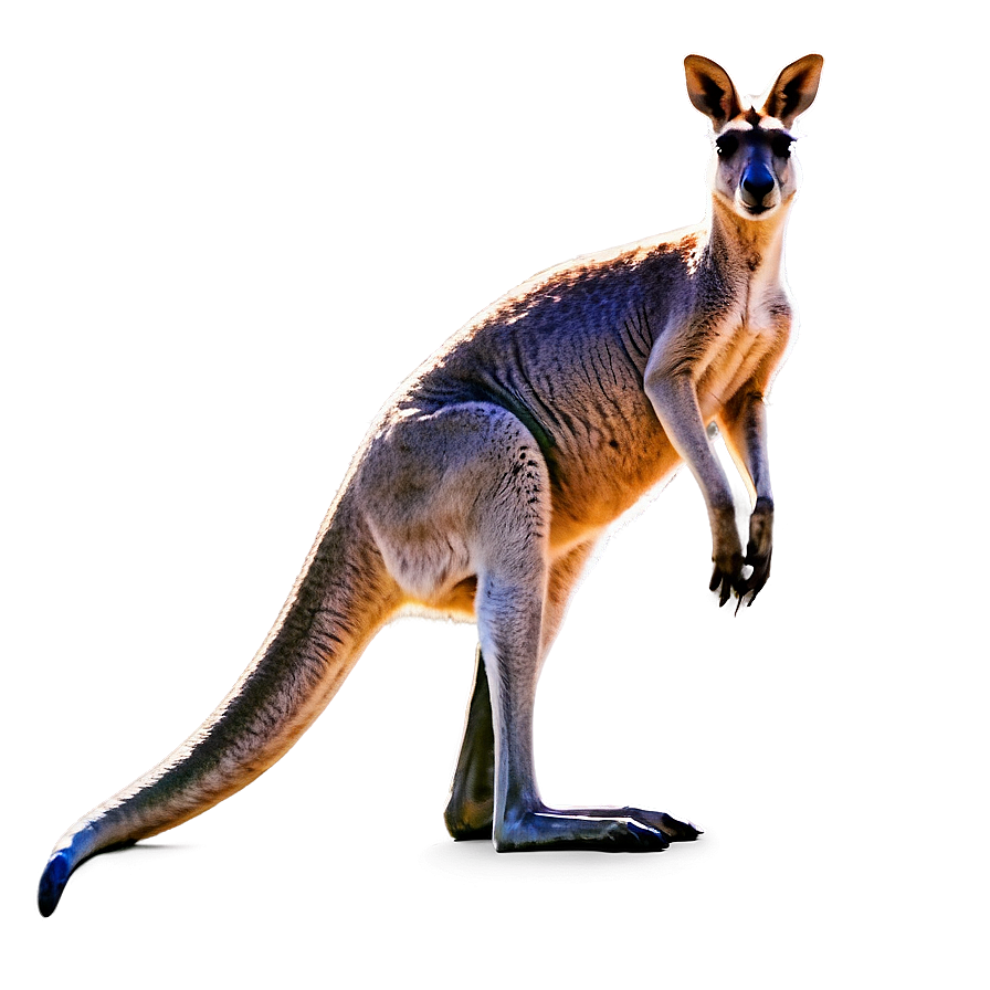 Kangaroo In Grassland Png Shn67 PNG image