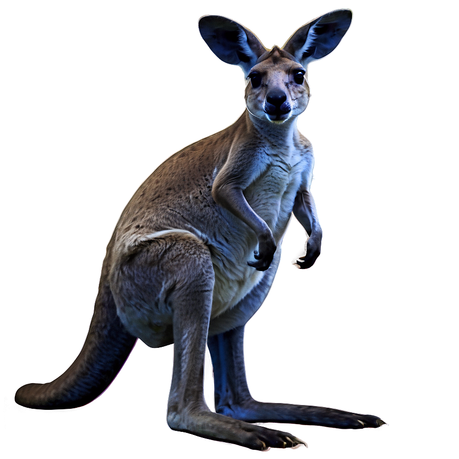 Kangaroo In Nature Png 05212024 PNG image