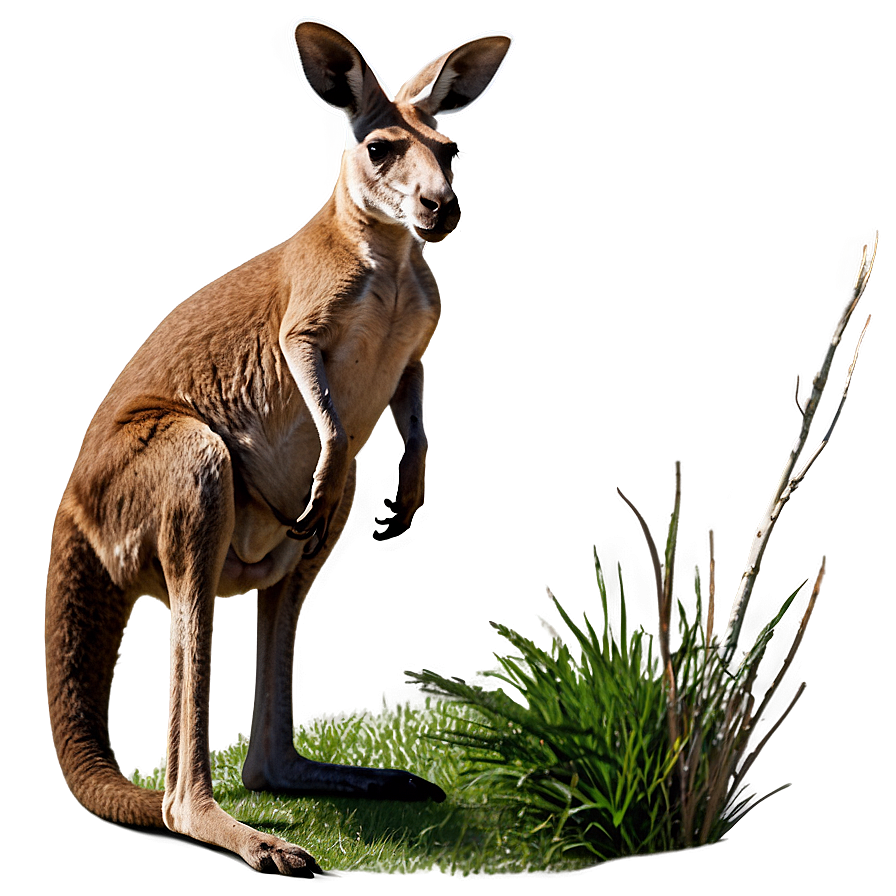 Kangaroo In Nature Png 96 PNG image