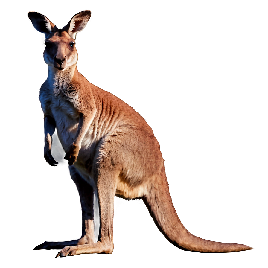 Kangaroo In Savannah Png Jpl81 PNG image