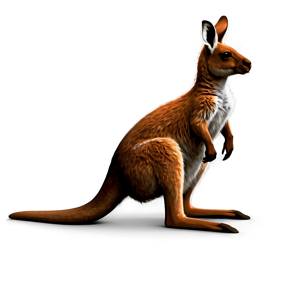 Kangaroo Outline Png 05212024 PNG image