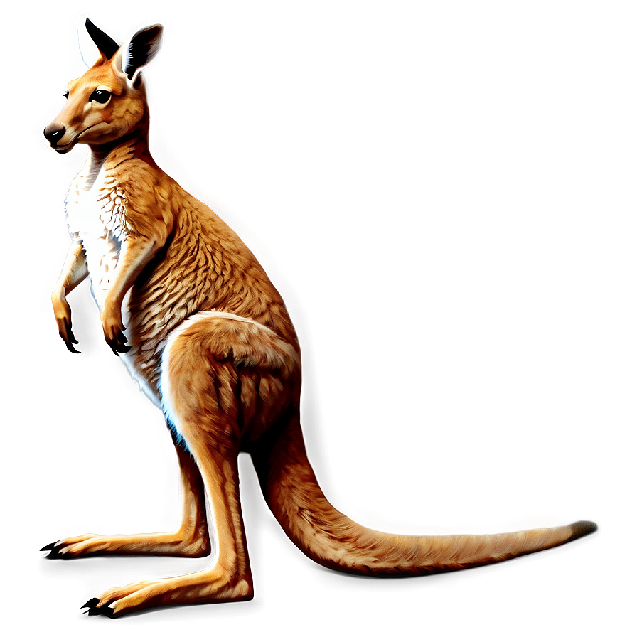 Kangaroo Side View Png Rnt40 PNG image